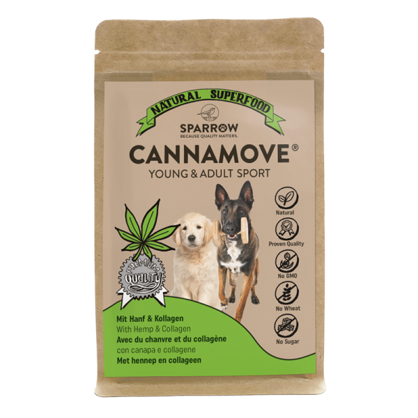 Sparrow CannaMove 100 g, Hunde-Nahrungsergänzung