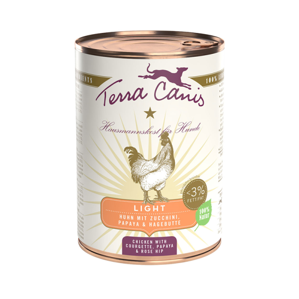 Terra Canis Dose Huhn light 400 g, Hausmannskost für Hunde