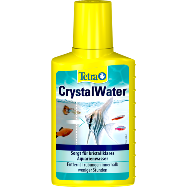 Tetra CrystalWater 100 ml, Tetra CrystalWater klärt das Aquarienwasser schnell, sicher und zuverlässig von Schmutzpartikeln, die das Wasser trüben. Für kristallklares Aquarienwasser.