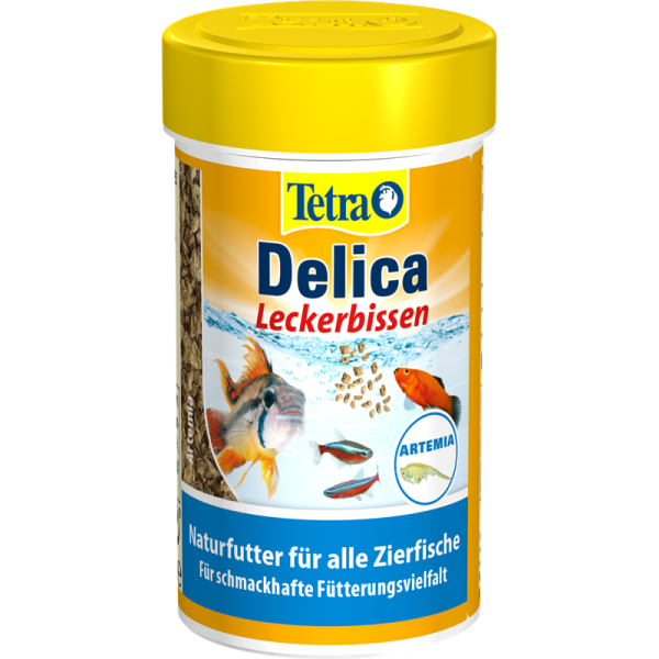 Tetra Delica Artemia 100 ml / 11 g, Natürlicher Leckerbissen für alle tropischen Zierfische