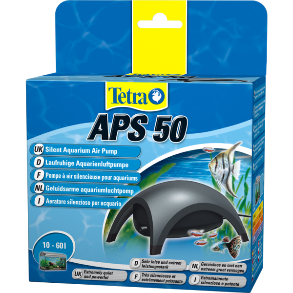 Tetra APS 50 Edition Black, Sehr leise und extrem leistungsstarke Luftpumpen