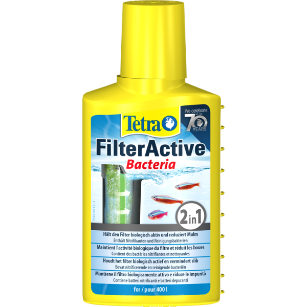 Tetra FilterActive 100ml, Tetra FilterActive - für die effektive biologische Filterung in Süßwasseraquarien.