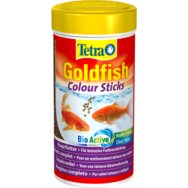 Tetra Goldfish Colour Sticks 250 ml / 75 g, Futtersticks für alle Goldfische und andere Kaltwasserfische.