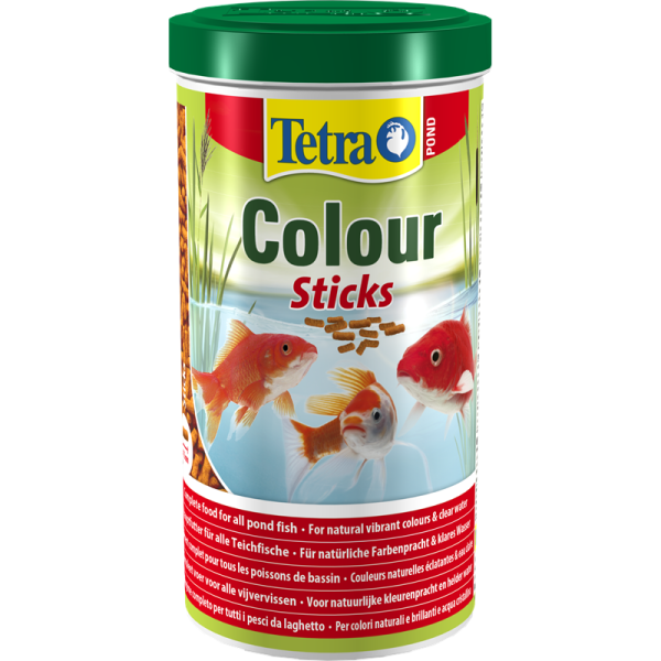 Tetra Pond Colour Sticks 1 l / 175 g, Schwimmfähige Futtersticks zur vollen Entfaltung der natürlichen Farbenpracht aller Gartenteichfische.