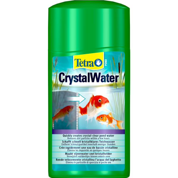 Tetra Pond CrystalWater 1 l, Klärt das Wasser sicher und schnell von schwimmenden, trübenden Partikeln auf einfache Weise