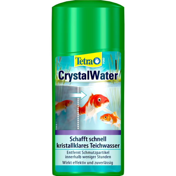 Tetra Pond CrystalWater 500 ml, Klärt das Wasser sicher und schnell von schwimmenden, trübenden Partikeln auf einfache Weise