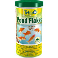 Tetra Pond Flakes 1 l / 180 g, Hauptfutter in Flockenform