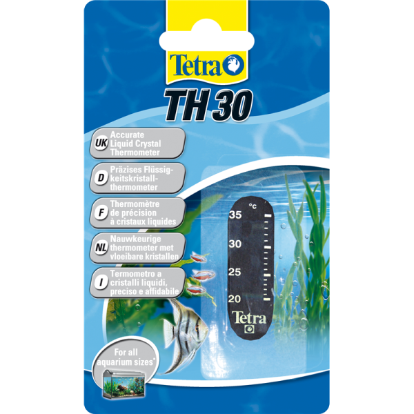 Tetra TH Aquarienthermometer TH 30, Präzises Flüssigkeitsthermometer in zwei Größen.