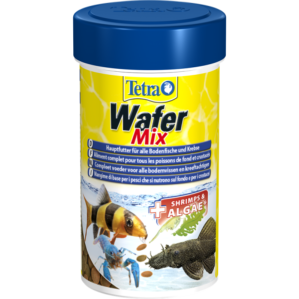 Tetra Wafer Mix 100 ml / 48 g, Hauptfutter für alle Bodenfische und Krebse