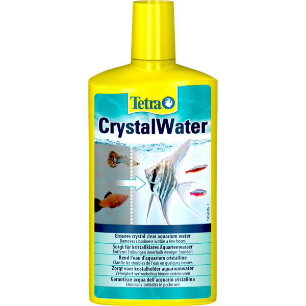 Tetra CrystalWater 500 ml, Tetra Crystal Water macht Aquariumwasser kristallklar - klärt das Wasser sicher und schnell von Trübungen.