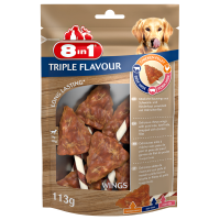 8in1 Triple Flavour Wings 113 g, Hundesnack
