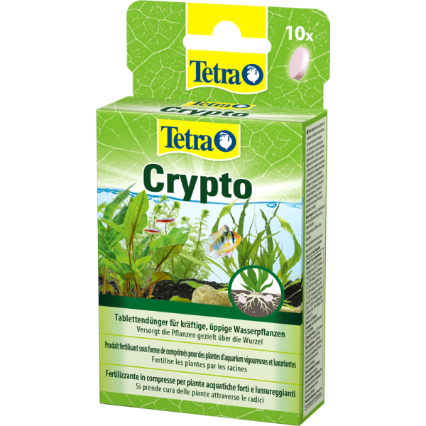 Tetra Crypto 10 Düngetabletten, Düngetabletten für üppige, gesunde Wurzelbildung der Wasserpflanzen