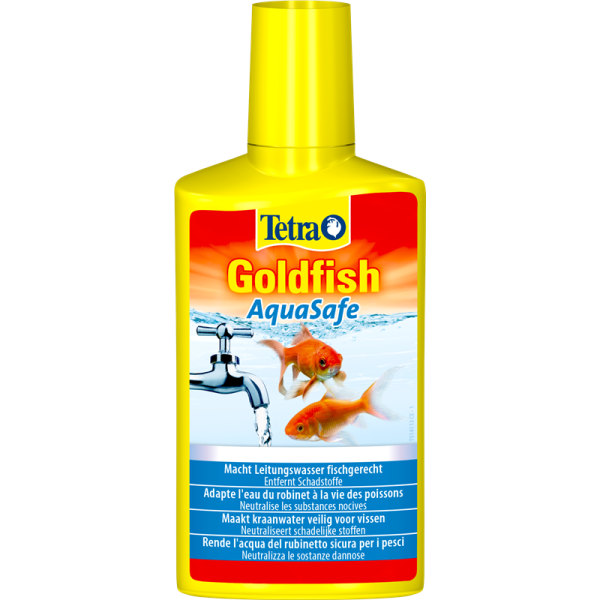 Tetra Goldfish AquaSafe 250 ml, Das schnell auflösende Tetra Goldfish AquaSafe bereitet Leitungswasser sofort zu natur- und fischgerechtem Aquariumwasser auf.
