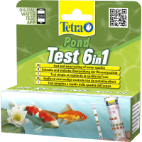 Tetra Pond Test 6in1, 25 Teststreifen zur Bestimmung der...
