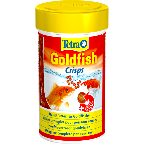Tetra Goldfish Crisps 100 ml / 20 g, Ausgewogenes Premiumfutter für alle Goldfische.