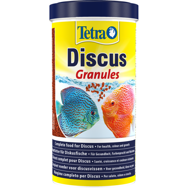 Tetra Discus 1 l / 300 g, Hauptfutter in beliebter Granulatform.