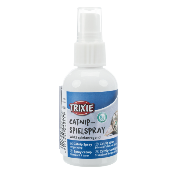 Trixie Catnip-Spielspray 50 ml, Das Trixie Catnip-Spielspray stimuliert das Nervensystem der Katze und führt zu einem spielerischen Verhalten.