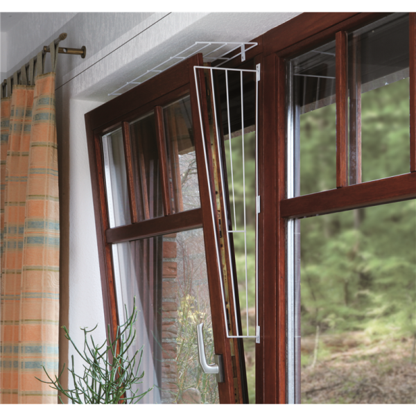 Trixie Schutzgitter für Fenster weiß  65 × 16 cm, Katzenzubehör