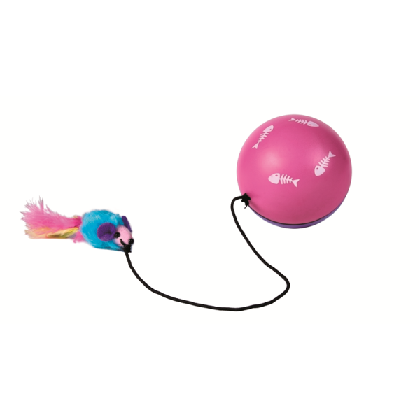 Trixie Turbinio Ball mit Motor ø 9 cm, Katzenspielzeug