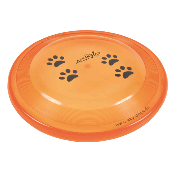 Trixie Dog Activity Disc Frisbeescheibe, bissfest ø 19 cm, Hundespielzeug aus Kunststoff