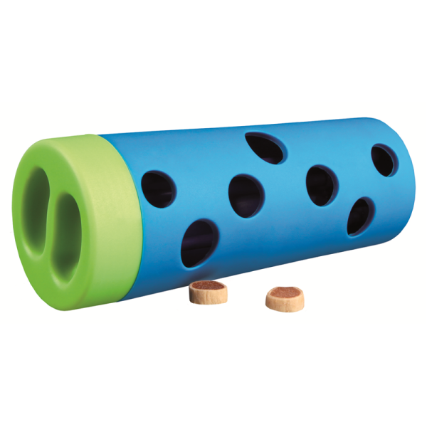 Trixie Activity Snack Roll aus Kunststoff ø 6/5 × 14 cm, Hunde Beschäftigungsspielzeug