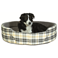 Trixie Hundebett Lucky beige/grau 65 × 55 cm, Hunde...