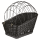 Trixie Fahrradkorb mit Gitter schwarz 35 x 49 x 55 cm, Zum Transport von Hunden. Traglast: bis zu 12kg