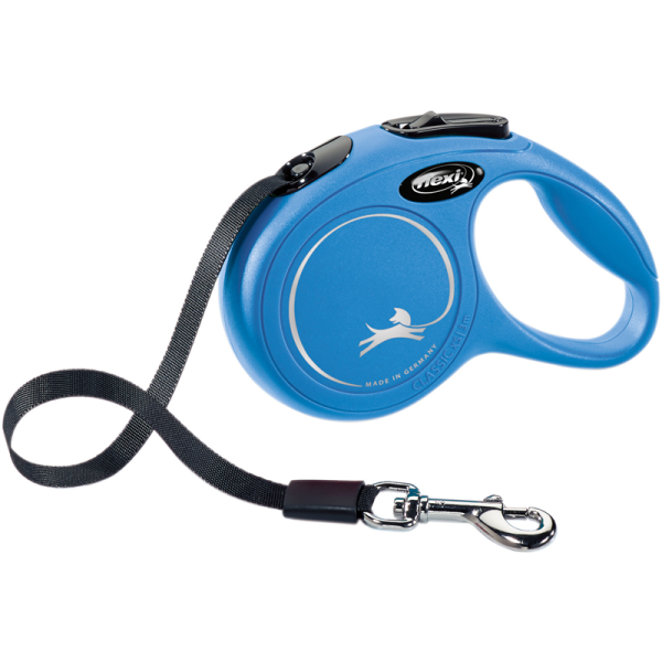 flexi Gurt-Leine New Classic blau XS 3 m, Hundezubehör