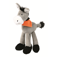 Trixie Plüsch Esel mit Squeaker 24 cm