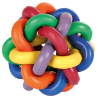 Trixie Naturgummi Knotenball ø 7 cm, Hunde Spielzeug