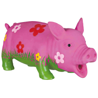 Trixie Latex Schwein Decor Blumen mit Original-Tierstimme...