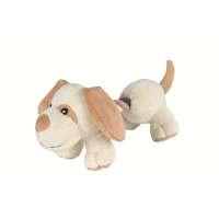 Trixie Plüsch Spielfigur mit Tau 17 cm, Hunde Spielzeug