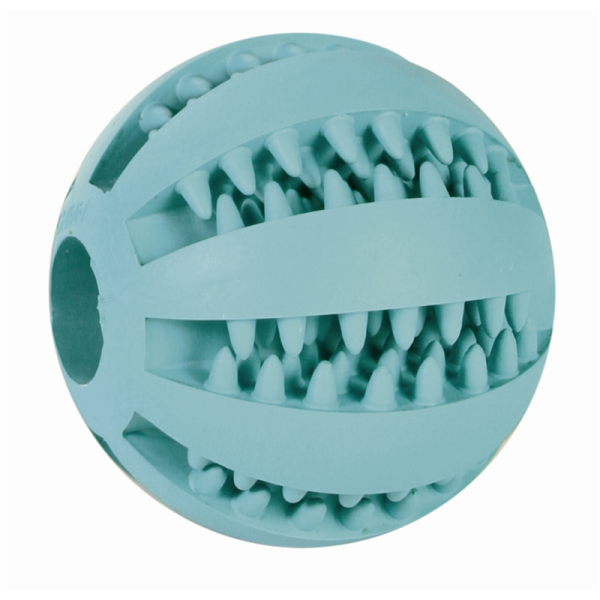 Trixie DentaFun Mintfresh Baseball Naturgummi ø 5 cm, Hunde Spielzeug zur Zahnpflege
