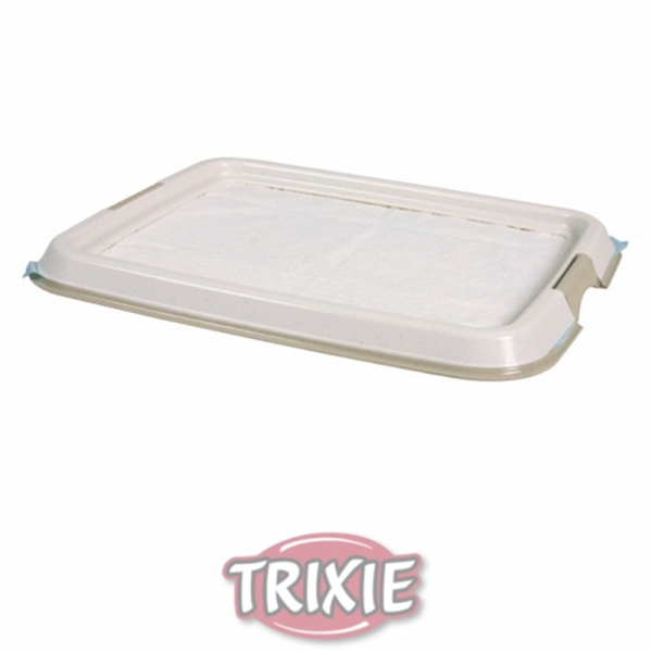 Trixie Toilette Puppy Loo für Welpen beige/creme 65 x 55 cm, Welpen Ausstattung