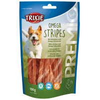 Trixie Premio Omega Stripes Hühnchen 100 g, Ein...