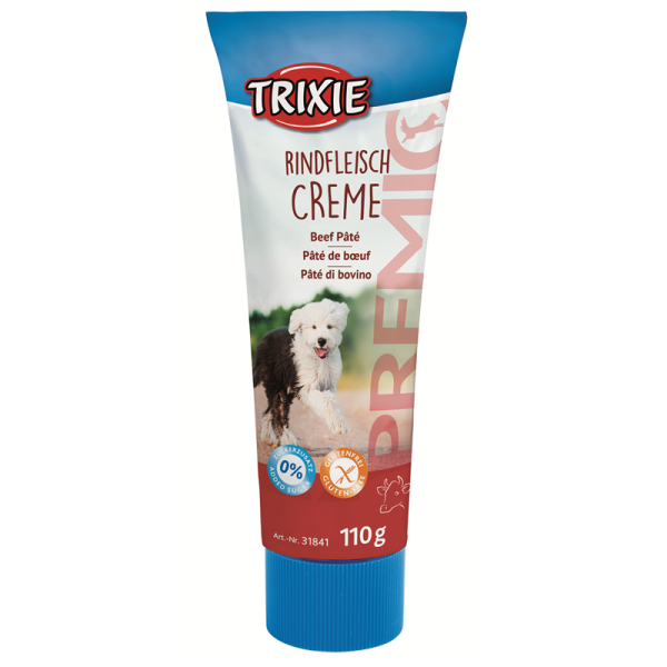 Trixie Premio Rindfleischcreme 110 g, Snack für Hunde