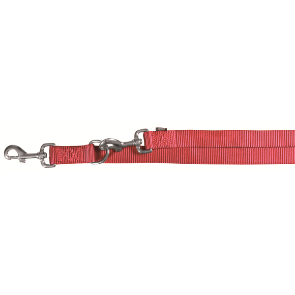 Trixie Verlängerungs-Leine Premium rot M-L 2 Meter / 20 mm, Hunde Zubehör