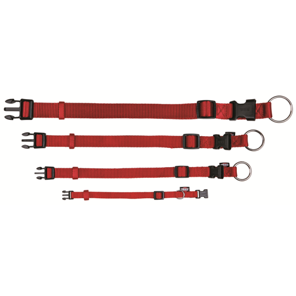 Trixie Premium Halsband rot XS-S, Maße: 22 - 35 cm / 10 mm