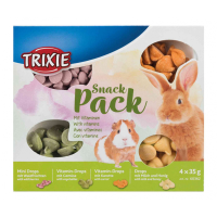 Trixie 4er Snack Pack für Meerschweinchen und...