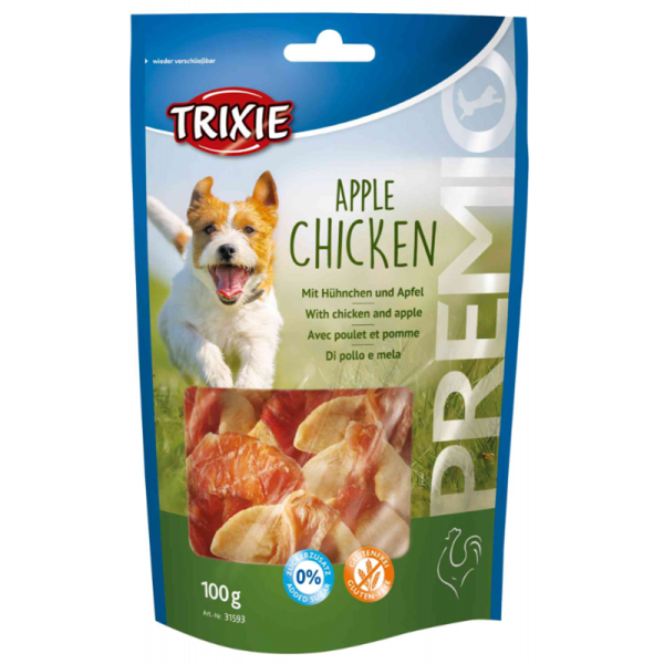 Trixie Premio Apple Chicken 100 g, Der leckerer Hundesnack für zwischendurch