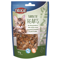 Trixie Premio Barbecue Hearts 50 g, Katzensnack