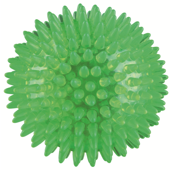 Trixie Thermoplastisches Gummi (TPR) Igelball ø 8 cm, Hunde Spielzeug