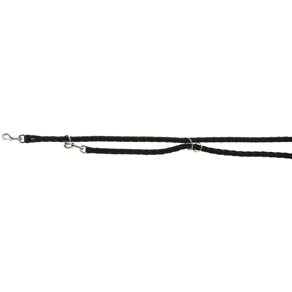 Trixie Cavo V Leine schwarz L - XL 2 m / 18 mm, Hundeleine