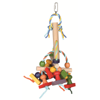 Trixie Holzspielzeug bunt für Vögel 31 cm