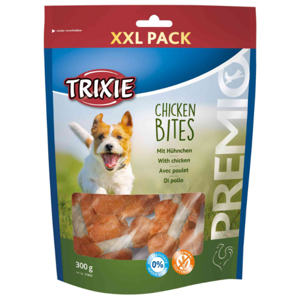 Trixie Premio Chicken Bites XXL-Pack 300 g, Hunde Snack