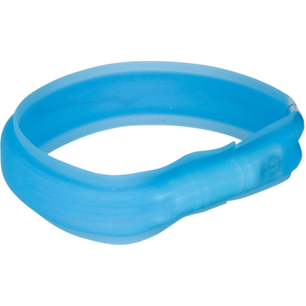 Trixie Leuchtband Flash USB blau M-L 50 cm/30 mm, Hunde Zubehör