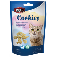Trixie Cookies mit Lachs und Katzenminze 50 g, Katzensnack