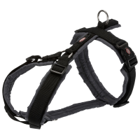 Trixie Hunde Premium Trekking Geschirr schwarz/graphit...