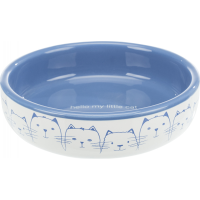 Trixie Katzen Keramiknapf hellblau/weiß 0,3 l