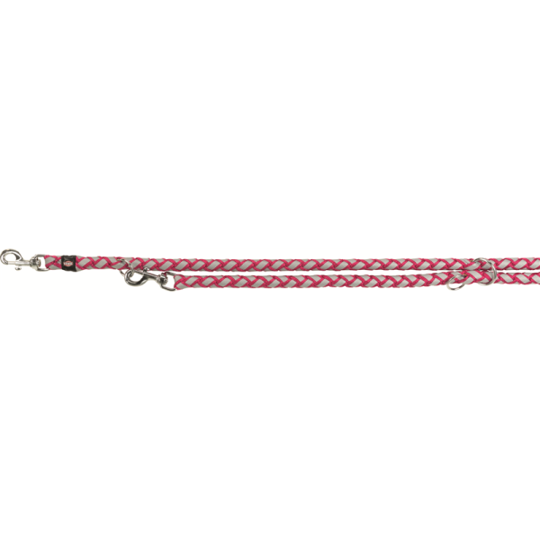 Trixie Cavo Reflect V-Leine fuchsia L-XL 2 m/ø 18 mm, Hundezubehör